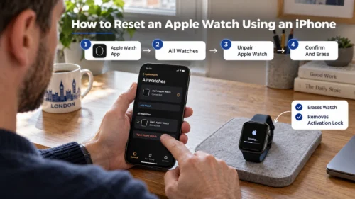 Reset an Apple Watch Using an iPhone