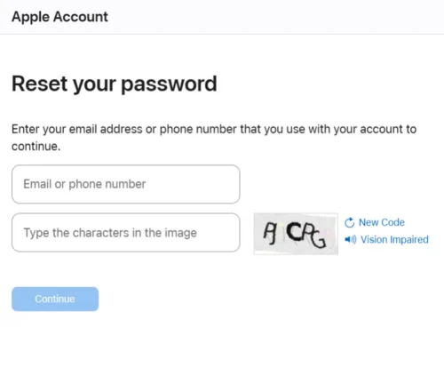 Apple ID Password If You Forgot It
